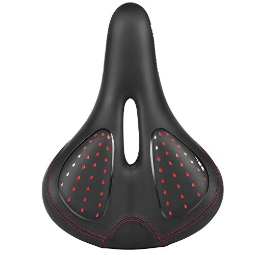 Mountain Bike Seat : SOONHUA Bike Seat, Durable Bicycle Cushion Mountain Bike Hollow-out Silicone Padded Saddle Seat Cycling Accessories for All Kinds of Bike