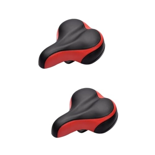 Mountain Bike Seat : Sosoport 2pcs Bike Seat for Kids Bicycles for Men Kids Wide Bike Seat Replacement Child Bike Seat Replacement Saddle Wide Saddle Cushion Mens Bike Bikes Pad for Mtb Man Spring Reflective