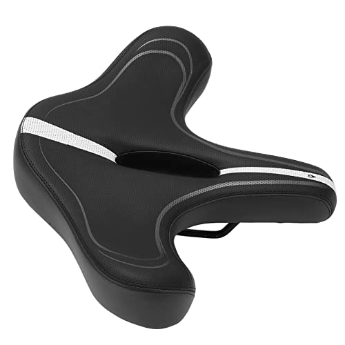 Mountain Bike Seat : SPYMINNPOO Mountain Bike Seats, Wide Bike Seat Hollow Ventilation Holes WaterproofThicken Bicycle Seats Replacement for MTB Road Bike Men Women Sportinggoods Ride Other Sportinggoods Ride Other