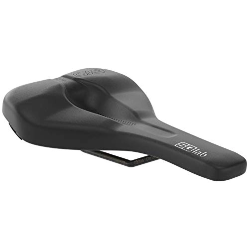 Mountain Bike Seat : SQlab Unisex - Adult 610 Ergolux 2.0, 15cm Saddle Black