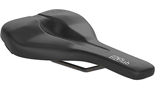 Mountain Bike Seat : SQlab Unisex - Adult 610 Ergolux Active 2.0, 15cm Saddle Black