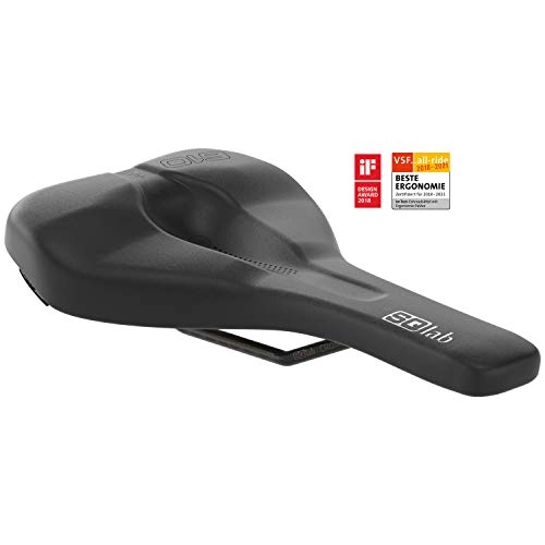 Mountain Bike Seat : SQlab Unisex Adult's Saddle 4, Black, 14 cm