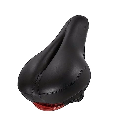 Mountain Bike Seat : SUPVOX Mountain Saddle Bike Seat Cover Helmet Light Wide Bike Seat Cushion Bike Saddle Cycling Saddle Cushion Adjustable Bike Seat Cushion Breathable Bike Seat Comfortable Car Seat