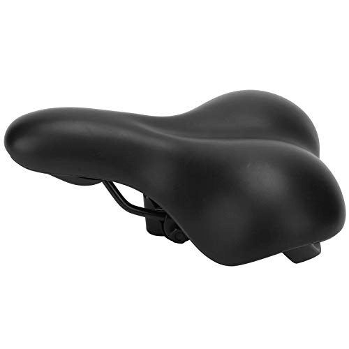 Mountain Bike Seat : Surebuy Bicycle Saddle Cushion Mountain Bicycle Saddle Seat Soft Automatic Relief, for Folding Bikes(black)