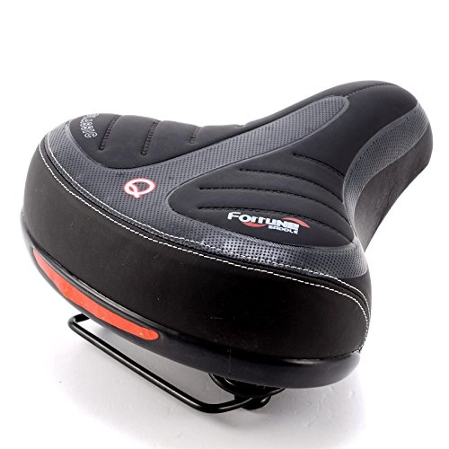Mountain Bike Seat : Surepromise Comfort Saddle with Gel Cushion Pad for Sports Cycling