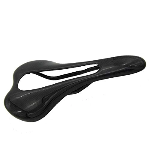 Mountain Bike Seat : Swiftswan Comfortable 3K Carbon Fiber Bike Saddle Bike Seat with Central Relief Zone and Ergonomics Design Fit for Road Bike and Mountain Bike