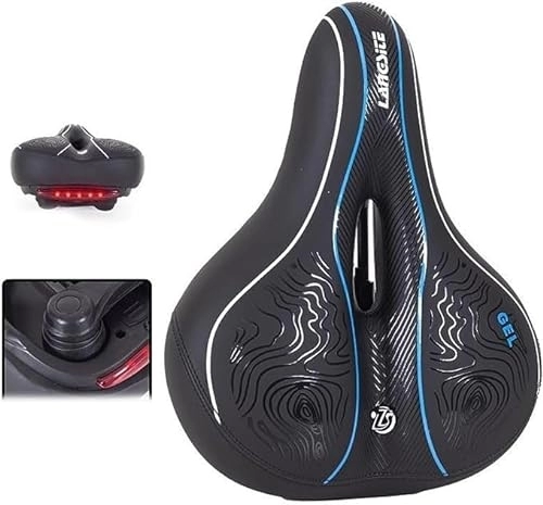 Mountain Bike Seat : THYMOL For Men Women With Shock Absorbing Balls Spinning Exercise Cycle Saddle Mountain Bike Seat Road Bicycle Saddle Universal Thicken Wide Cushion Pad (Color : #05)
