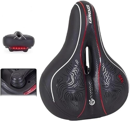 Mountain Bike Seat : THYMOL Universal For Men Women Mountain Bike Seat With Shock Absorbing Balls Spinning Exercise Cycle Saddle Road Bicycle Saddle Wide Cushion Pad Comfortable (Color : #04)