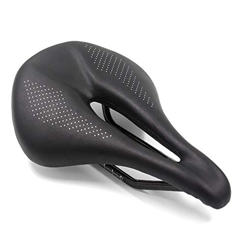 Mountain Bike Seat : Tiyabdl Professional Bike Seat, Suspension Gel Bike Saddle Breathable with Central Relief Zone Comfortable Bicycle Seat Ergonomics Design Fit Mountain Bike Road Bike (Size : 155MM)