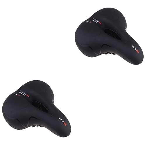 Mountain Bike Seat : Toddmomy 2 pcs bicycle saddle cycle cover wide seat comfy bike seat bike saddle padded saddle bike seat for kids trail bike Thickened Saddle For Mountain Bike universal child seat cover