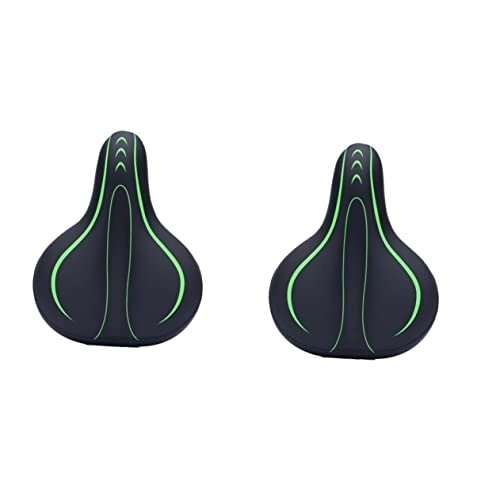 Mountain Bike Seat : Toddmomy 2pcs Comfort Seat Cushion Saddle Replacement Cycle Saddle Bikes Bikes Saddle Silicone Mountain Bike Mtb Saddle Pad Bike Cushion Padded Bike Horse Saddle Pad Bike Seat Bicycle Liner