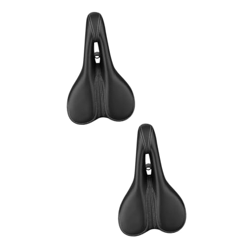 Mountain Bike Seat : Toddmomy 2pcs road bike seat road bike saddle mtb saddle Bike Seat Replacement stationary replacement seat Cushion dirt bikes miuntain bike saddle comfortable men and women mountain bike