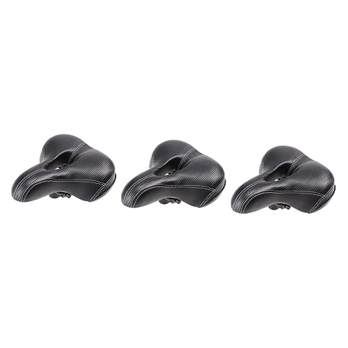 Mountain Bike Seat : Toddmomy Road Bike Seat Cushion 3pcs bike saddles accessories cushion Seat mat seat pad wide bike saddle bike Replacement bicycle accesories bicycle saddle seat cover mountain bike