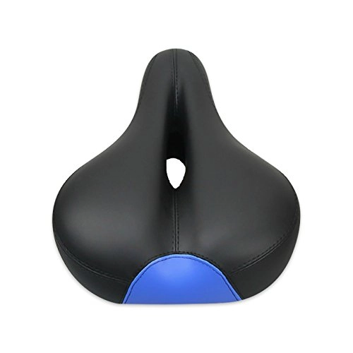 Mountain Bike Seat : Tong Yue Cycling Bicycle Saddle Thicken Wide Soft Sponge Bicycles Hollow Saddles Pad