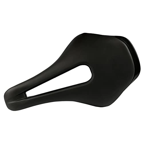 Mountain Bike Seat : Umerk Bicycle saddle Bicycle Saddle Bag Mountain Bike Men's Bicycle Electric Scooter Chair Wide Saddle Comfortable Wide Bicycle Bicycle Accessories Parts Bicycle seat cover (Color : Black)