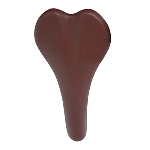Mountain Bike Seat : Umerk Bicycle saddle Retro Bicycle Saddle Mountain MTB Road Bike Vintage Style Comfortable Soft Cycling Bike Seat Shockproof Cycle Bicycle Parts Bicycle seat cover (Color : Brown)