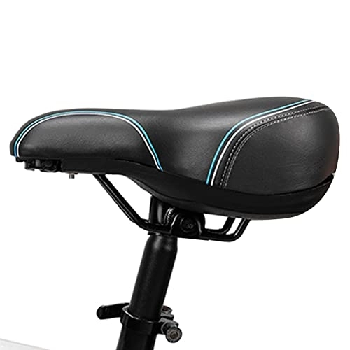 Mountain Bike Seat : Umifica Widened Bike Storage Saddle | Extra Wide Bicycle Saddle Fits Universal Bikes | Replacement Non-Slip Bike Cushion for Adult Black for for Exercise, Road, Mountain Bikes