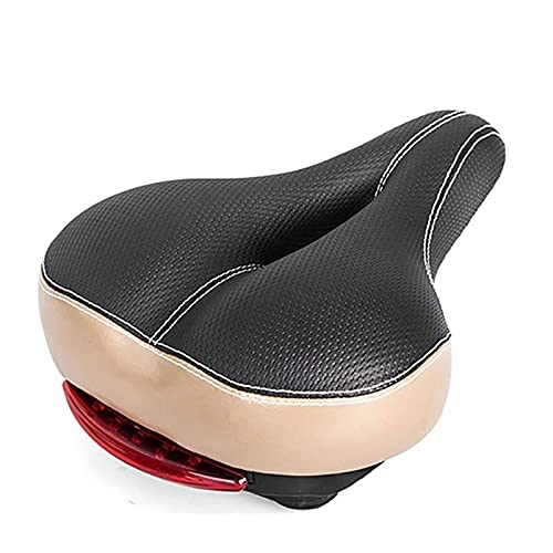 Mountain Bike Seat : UOOD Bike Seat Cover | Water Resistant | Comfortable Padded Bicycle Saddle Cover for Mountain Bikes and Road Bikes with Taillight Waterproof Soft Cycle Seat Comfortable and Breathable