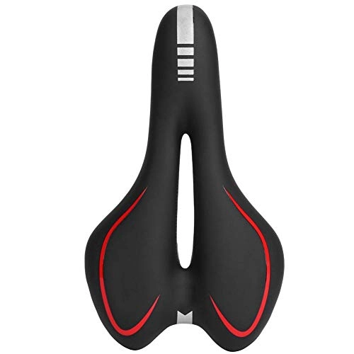Mountain Bike Seat : Vbest life Most Comfortable Shock Absorbing Bike Seat for Women and Men Waterproof Bicycle Saddle Bicycle Seat Replacement for Road Bikes Mountain Bikes(Red)
