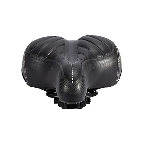 Mountain Bike Seat : VERMOUTH Big Ass Bicycle Saddle Thicken Soft Cycling Cushion Shockproof Spring Mountain Road Bike Seat Comfortable Cycling Seat Pad