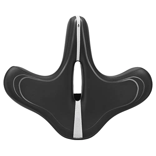 Mountain Bike Seat : Vomeko Wide Bike Saddle, with Thick Shock Absorbing Padding for Mountain and Road Bikes. Bike Saddle, Bike Seat Cool Down on Long Rides.