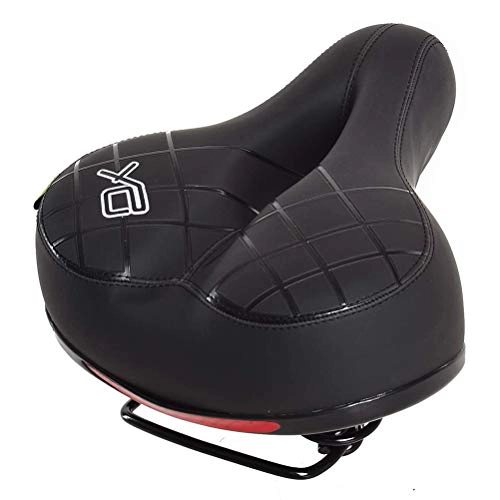 Mountain Bike Seat : Wide Soft Bike Seat Cushion Shockproof Design Big Bum Extra Comfort Bike Saddle Fits MTB Mountain Bike Saddle