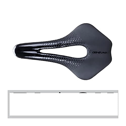 Mountain Bike Seat : wuwu Carbon Bicycle Saddle 7x7mm Round Rails Mountain Road Bike EVA Bicycle Seat MTB Ultralight Cycling Bicycle Parts (Color : SD-03-Black)