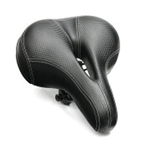 Mountain Bike Seat : Yanyan Wide Bicycle Saddle MTB Bike Seat Big Bum Soft Comfort Cushion Pads Sprung Thickened Foaming Soft Rubber 2021 Hot (Color : As show)