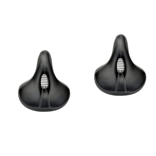 Mountain Bike Seat : Yardwe 2pcs Breathable Bike Seat Water Bottle Key Holder Cushion Mountain Bike Seat Volleyball Badminton Post Replacement Wire Dip Net Girls Drawstring Bag Comfortable Bike Saddle