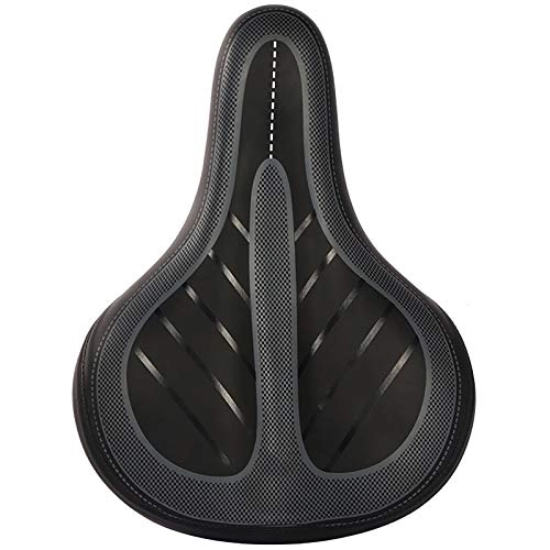 Mountain Bike Seat : YLiansong-home Cycle Saddle Cushion Comfortable Soft Bicycle Seat Mountain Bike Seat Reflector Mountain Bike Saddle Bicycle Seat (Color : Black2, Size : 27X13x21cm)
