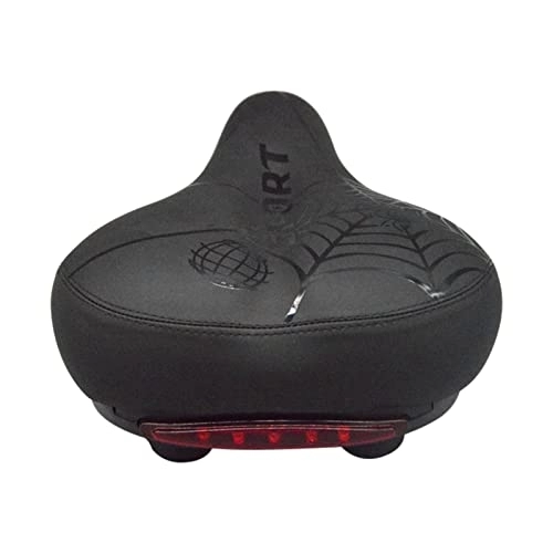 Mountain Bike Seat : Yoloke Mountain Bike Saddle Bicycle Saddle With Flashing Leather Bicycle Saddle For Mountain Road