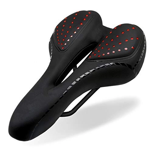 Mountain Bike Seat : Zixin Bike Saddle, Comfortable Men Women Bicycle Seat Memory Foam Padded Cushion Bicycle Saddle Stealth Seat Mtb Mountain Bike Saddle Stainless