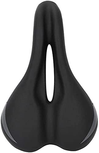 Mountain Bike Seat : ZXM Solid Mountain Bike Saddle with Foam Padding and Center Cutout to Relieve Pressure, Bike Seat with Excellent Shockproof and Maximum Firmness, Suitable for All Kinds of Bike Durable