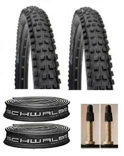 Mountain Bike Tyres : 2 x Schwalbe MAGIC MARY 26 x 2.35 Mountain Bike Tyres & 2 x Schwalbe Inner Tubes With Presta Valves