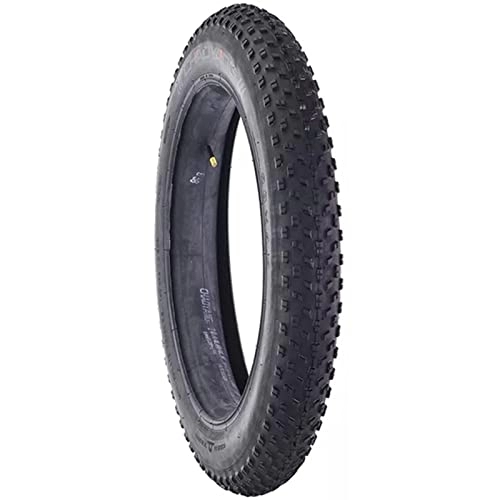 Mountain Bike Tyres : 20×4. 0 Bicycle Tire Electric Snowmobile Front Wheel Beach Fat Tire MTB Bicycle 20 Inch 20PSI 140 KPA Fat Tire (Size : 20 * 4.0 tire and tube)