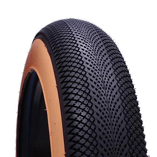 Mountain Bike Tyres : Alps2Ocean Fat Tyre E-Bike, 20 x 4.0 Inch Electric Tricycle Fat Tire, Replacement Tyres Compatible with Urban Mountain or 3-Wheel Bicycles (20 x 4.0 inch, Khaki)