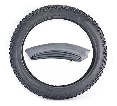 Mountain Bike Tyres : Bmwjrzd LIUYI Bicycle Tire 20 Inch 4.0 Fat Tire Snowmobile Front Wheel Tire Beach Bicycle Wheel Mountain Bike Tire (Color : 20x4.0 1 Set) (Color : 20x4.0 1 Set)