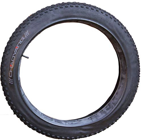 Mountain Bike Tyres : CHAOYANG 26" x 4" Fat Tyre includes Inner Tube. 4" Mountain Bike / Snow Bike