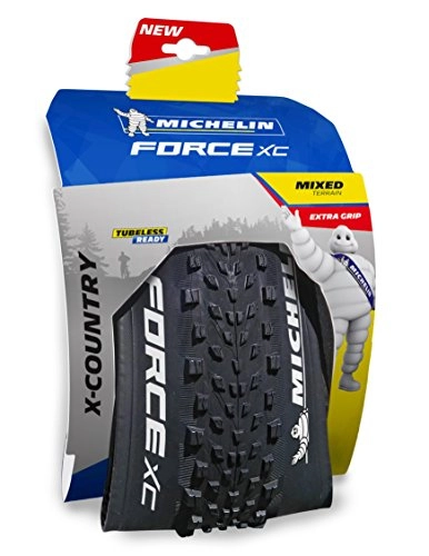 Mountain Bike Tyres : Cicli Bonin Unisex's Michelin Force Xc Tl Ready Tyres, Black, One Size