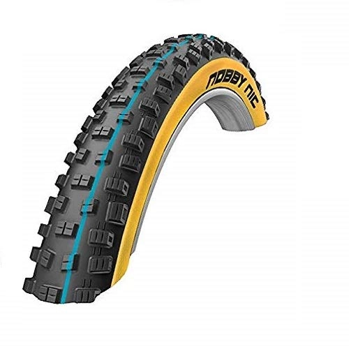 Mountain Bike Tyres : Cicli Bonin Unisex's Schwalbe Nobby Nic Addix Spgrip Tl Easy Snakeskin Tyres, Black, One Size