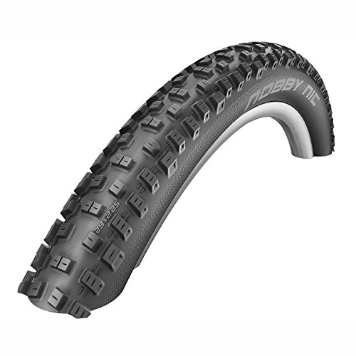 Mountain Bike Tyres : Cicli Bonin Unisex's Schwalbe Nobby Nic Hs463 Performance Line Folding Tyres, Black, One Size