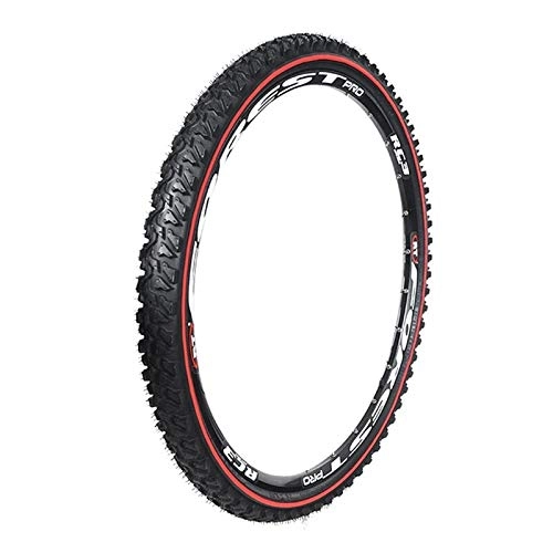 Mountain Bike Tyres : CZLSD Bicycle Outer Tire 24 26 27.5 Inch Mountain Bike Cross Country 1.95 2.1 2.35 Big Pattern Wheels (Color : 26x2.1)