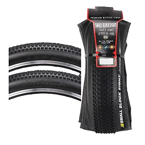 Mountain Bike Tyres : GIMOCOOL Mountain Bike Tire, Folding Anti-slipping Bike Tyres, 26 / 27 inches Bicycle Tyres for BMX Bike Folding Bike Road Bike Mountain Bike, 26x1.95 / 26x2.1 / 27x1.95 / 27x2.1