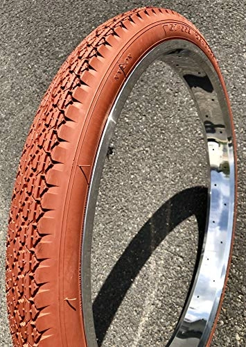 Mountain Bike Tyres : Gnrique 26 Inch Clay Cruiser Tyre (57-559) 26 x 2.125 City Bike Beachcruiser Mountain Bike Chopper
