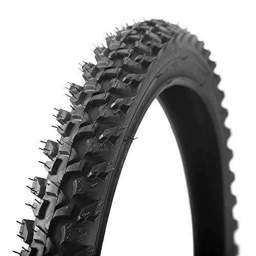 Mountain Bike Tyres : HMTE Bicycle Tires 26 2.125 MTB 26 Inch 24 Inch 1.95 Wire Bead Tyres Mountain Bike Tire Large Tread Strong Grip Cross-country (Color : 24x1.95 black)