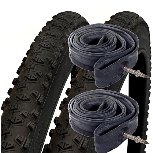 Mountain Bike Tyres : Impac Ridgepac 26" x 2.10 Mountain Bike Tyres with Presta Tubes (Pair)