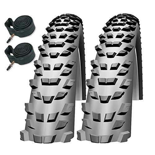 Mountain Bike Tyres : Impac Trailpac 26" x 2.10 Mountain Bike Tyres with Presta Tubes (Pair)