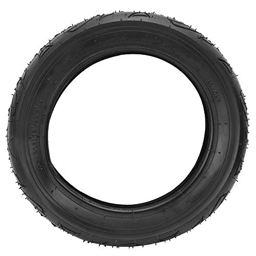 Mountain Bike Tyres : Keenso Mountain Bike Outer Tire, Rubber Mountain Bike Inflatable Outer Tyre 57‑203 Black Bicycle Tire