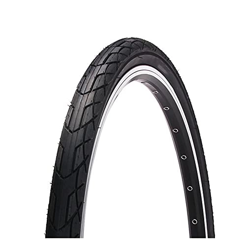Mountain Bike Tyres : LWCYBH Bicycle Tire 26 X 1.5 Commuter / City / Cruiser / Hybrid Bicycle Tire Road Mountain Bike Bicycle Tire Wire Ring Solid Bicycle Tire (Color : Black, Wheel Size : 26")