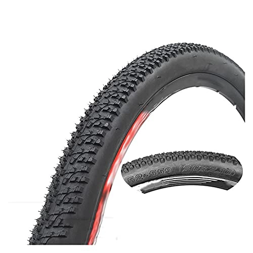 Mountain Bike Tyres : LWCYBH K1153 Tire Mountain Bike Tire Road Bike Tire 24 26 27.5 29 * 1.95 / 2.1 Tire Bicycle Tire (Color : 26X2.1, Features : Wire)